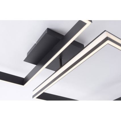 Leuchten Direkt 14700-18 - LED Himmennettävä pinta-asetettava kattokruunu ELIS 2xLED/19W/230V + kauko-ohjain
