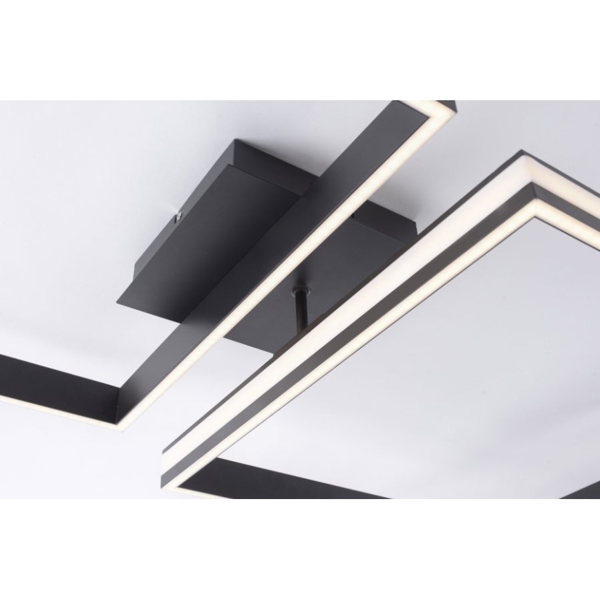 Leuchten Direkt 14700-18 - LED Himmennettävä pinta-asetettava kattokruunu ELIS 2xLED/19W/230V + kauko-ohjain