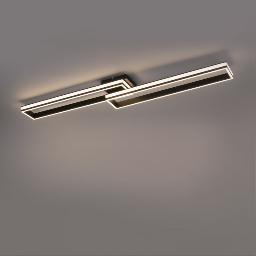 Leuchten Direkt 14701-18 - LED Himmennettävä pinta-asetettava kattokruunu ELIS 2xLED/19W/230V + kauko-ohjain
