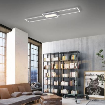 Leuchten Direkt 14711-55 - LED Himmennettävä kattovalo ASMIN LED/42W/230V 3000-5000K + kauko-ohjain