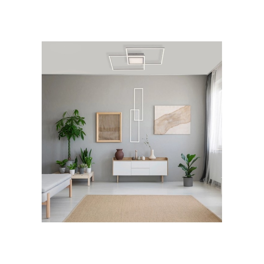 Leuchten Direkt 14711-55 - LED Himmennettävä kattovalo ASMIN LED/42W/230V 3000-5000K + kauko-ohjain