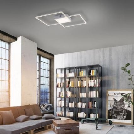 Leuchten Direkt 14712-55-LED Himmennettävä kattovalo ASMIN LED/42W/230V + kauko-ohjain