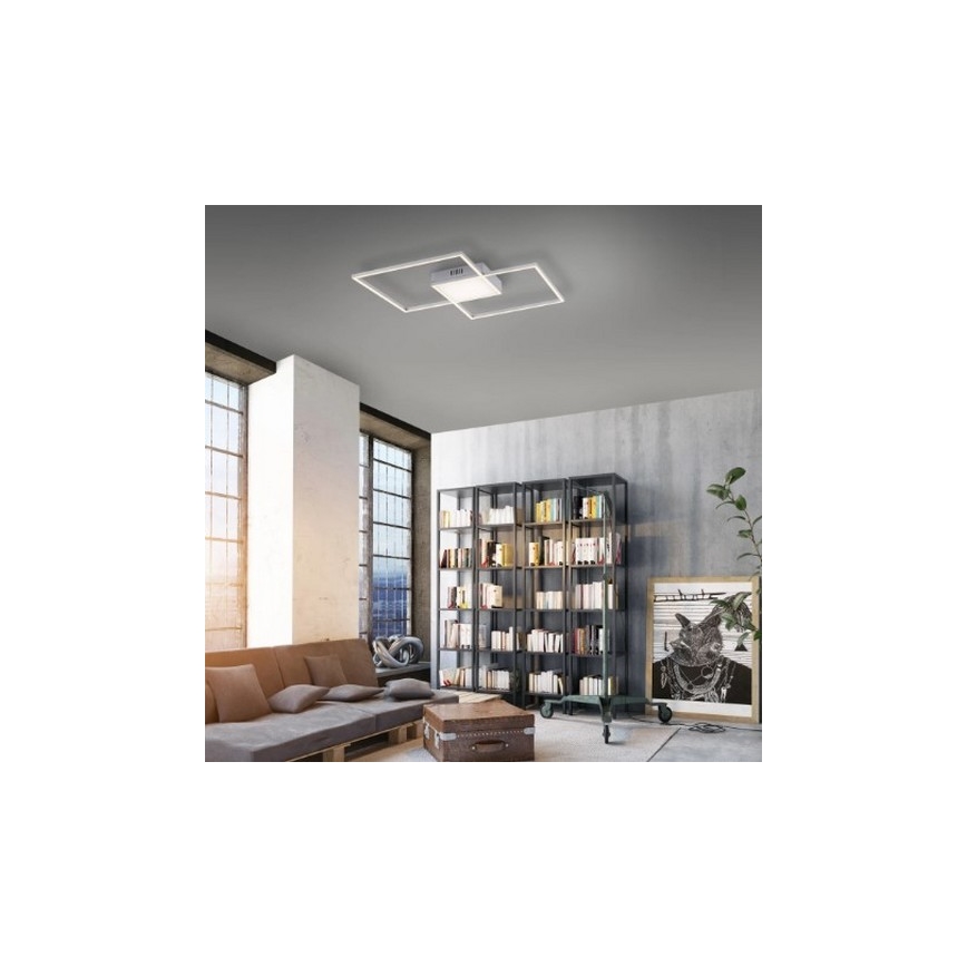 Leuchten Direkt 14712-55-LED Himmennettävä kattovalo ASMIN LED/42W/230V + kauko-ohjain
