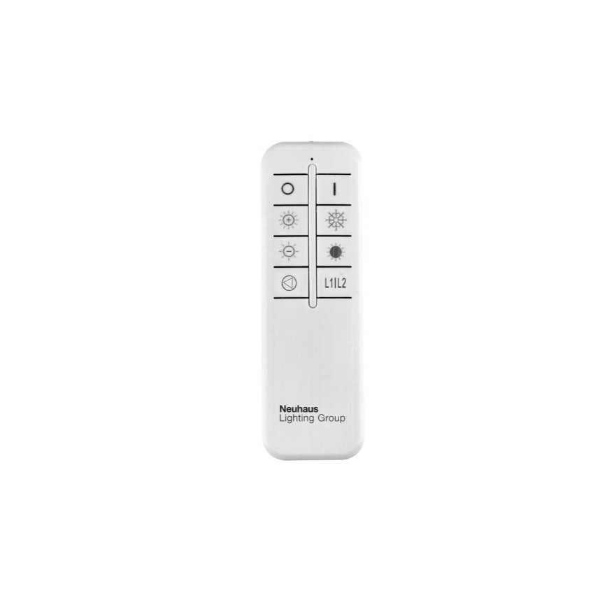 Leuchten Direkt 14712-55-LED Himmennettävä kattovalo ASMIN LED/42W/230V + kauko-ohjain