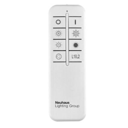 Leuchten Direkt 14713-55- LED Himmennettävä pinta-asetettava kattokruunu ASMIN LED/45W/230V + kauko-ohjain