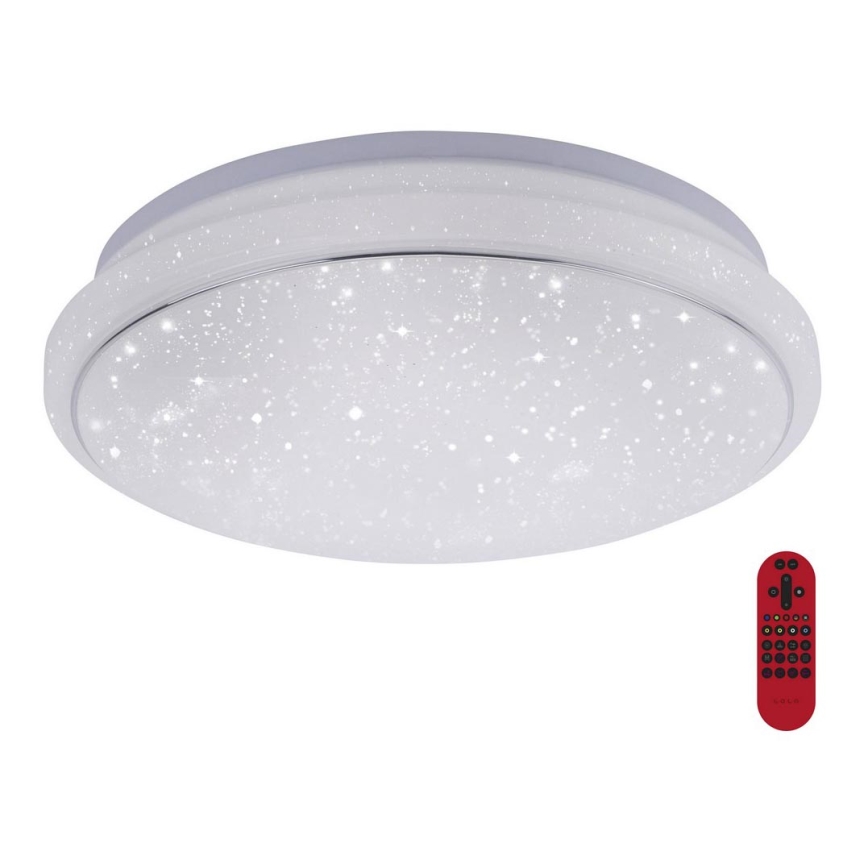 Leuchten Direkt 14742-16 - LED RGB Himmennettävä kattovalo JUPI LOLASMART LED/18W/230V Tuya 2700-5000K + kauko-ohjain