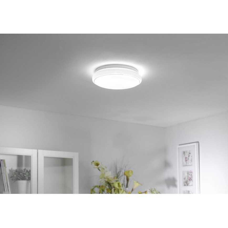 Leuchten Direkt 14742-16 - LED RGB Himmennettävä kattovalo JUPI LOLASMART LED/18W/230V Tuya 2700-5000K + kauko-ohjain