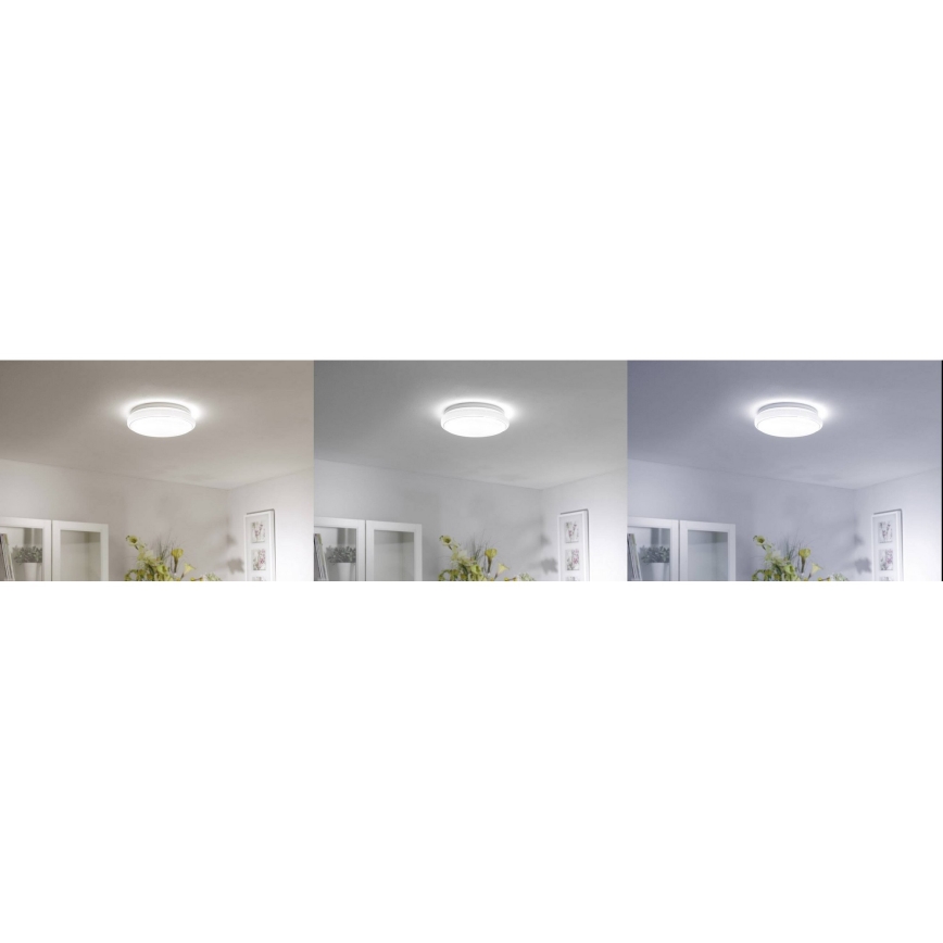 Leuchten Direkt 14742-16 - LED RGB Himmennettävä kattovalo JUPI LOLASMART LED/18W/230V Tuya 2700-5000K + kauko-ohjain