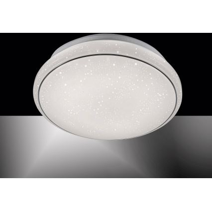 Leuchten Direkt 14742-16 - LED RGB Himmennettävä kattovalo JUPI LOLASMART LED/18W/230V Tuya 2700-5000K + kauko-ohjain