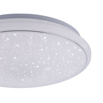 Leuchten Direkt 14743-16 - LED RGB Himmennettävä kattovalo JUPI LED/28W/230V Tuya 2700-5000K + kauko-ohjain