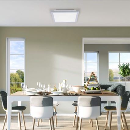 Leuchten Direkt 14750-21 - LED-kattovalo FLAT LED/12W/230V