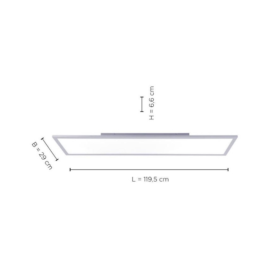 Leuchten Direkt 14753-21 - LED Pinta-asetettava paneeli FLAT LED/22W/230V