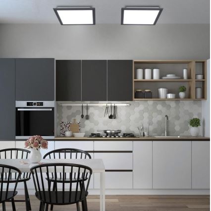 Leuchten Direkt 14755-18 - LED Himmennettävä kattovalo FLAT LED/28W/230V 2700-5000 + kauko-ohjain