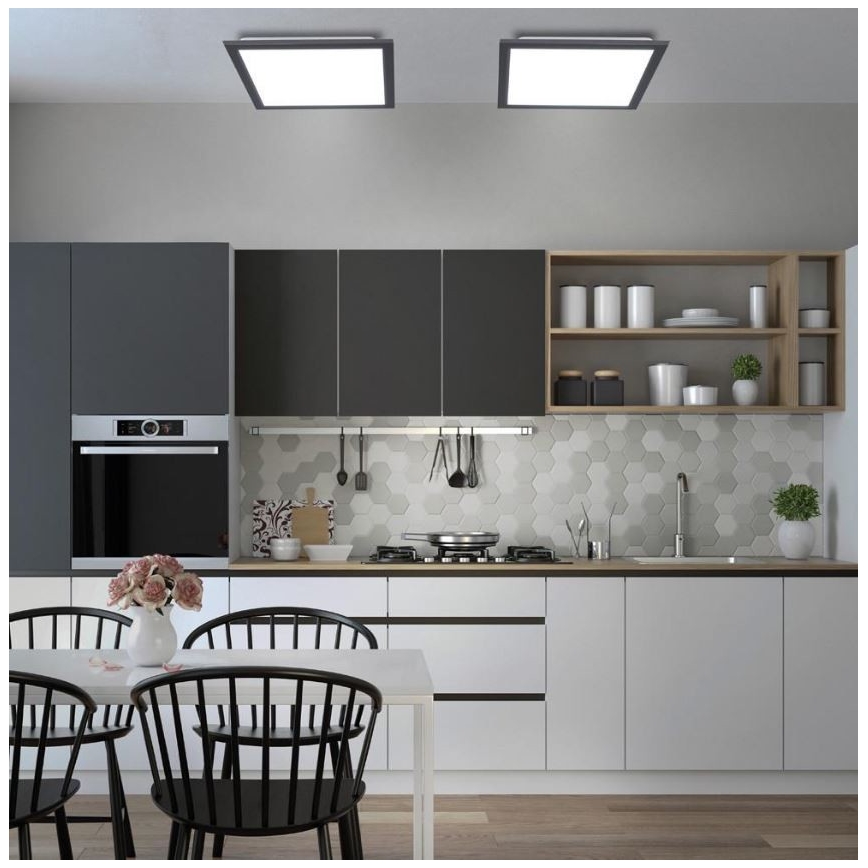 Leuchten Direkt 14755-18 - LED Himmennettävä kattovalo FLAT LED/28W/230V 2700-5000 + kauko-ohjain