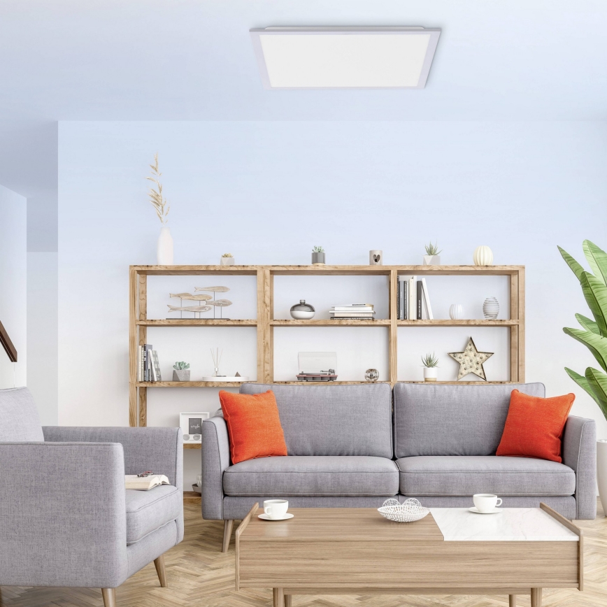 Leuchten Direkt 14755-21- LED Himmennettävä kattovalo FLAT LED/28W/230V 2700-5000K + kauko-ohjain