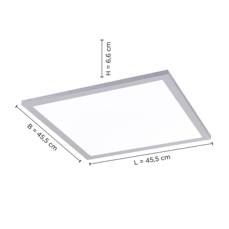 Leuchten Direkt 14755-21- LED Himmennettävä kattovalo FLAT LED/28W/230V 2700-5000K + kauko-ohjain