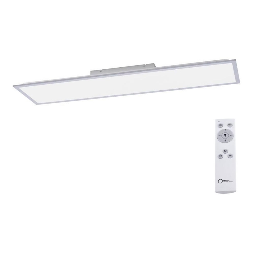 Leuchten Direkt 14757-21- LED Himmennettävä pinta-asetettava paneeli FLAT LED/36W/230V 2700-5000K hopea + kauko-ohjain