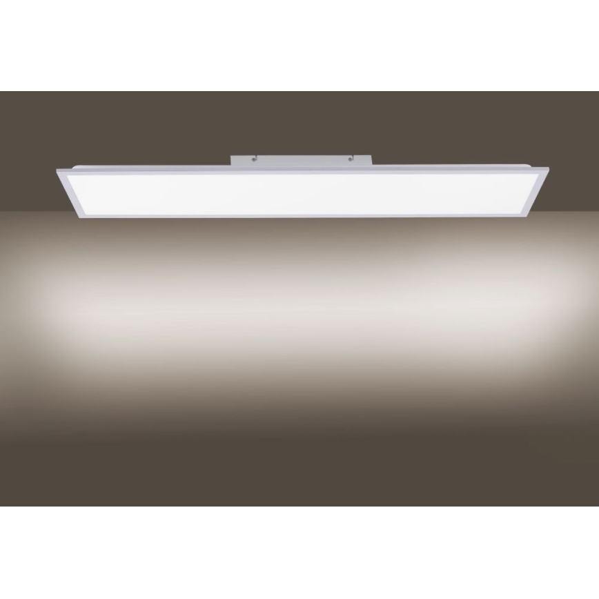 Leuchten Direkt 14757-21- LED Himmennettävä pinta-asetettava paneeli FLAT LED/36W/230V 2700-5000K hopea + kauko-ohjain