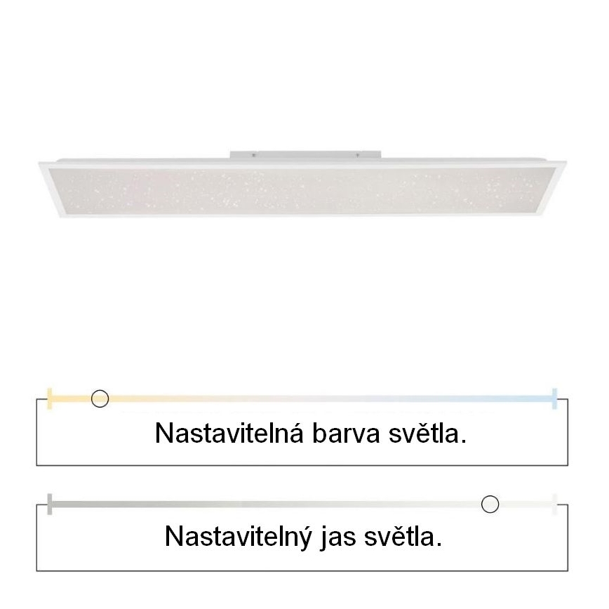 Leuchten Direkt 14762-16 - LED Himmennettävä valo STARRYFLAT LED/36W/230V + kaukosäädin