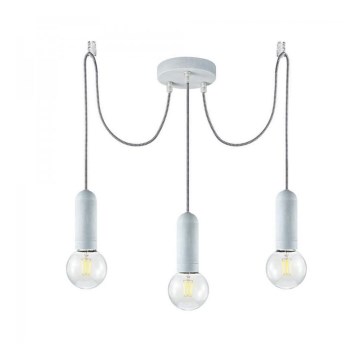 Leuchten Direkt 14776-22 - Kattokruunu johdossa TURN ME 3xE27/60W/230V hämähäkki