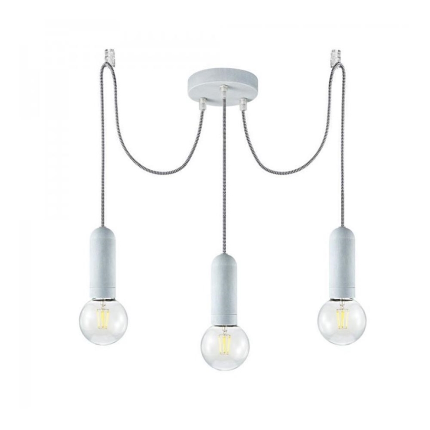 Leuchten Direkt 14776-22 - Kattokruunu johdossa TURN ME 3xE27/60W/230V hämähäkki