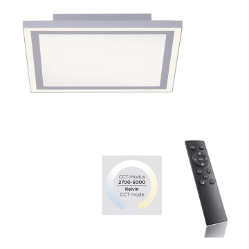 Leuchten Direkt 14850-16 - LED Himmennysvalo LED/17W/230V + LED/13W + kauko-ohjaus