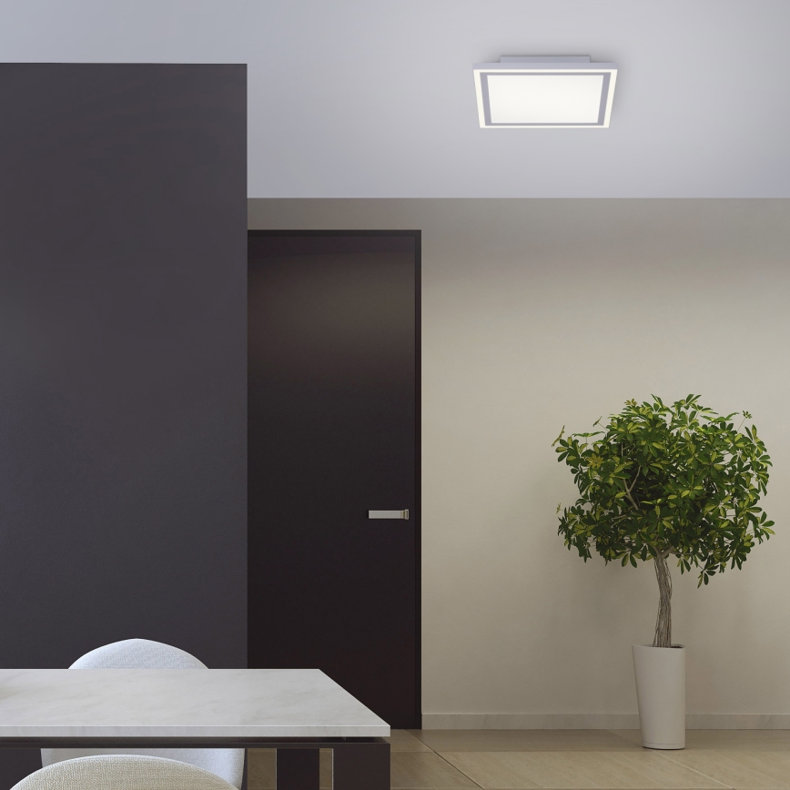 Leuchten Direkt 14850-16 - LED Himmennysvalo LED/17W/230V + LED/13W + kauko-ohjaus