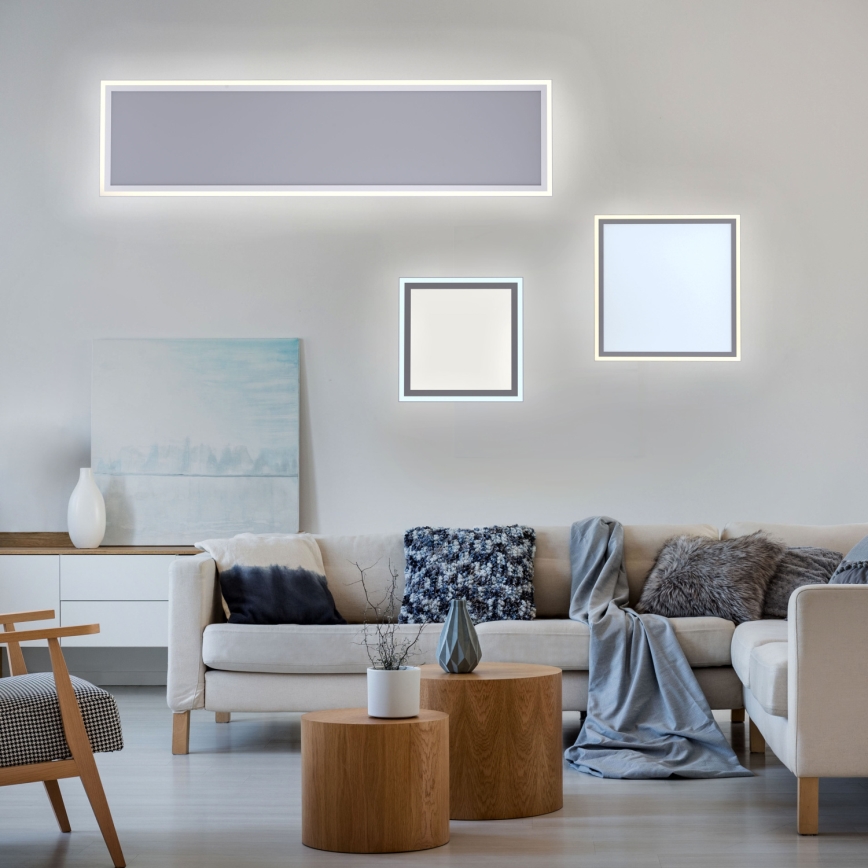 Leuchten Direkt 14850-16 - LED Himmennysvalo LED/17W/230V + LED/13W + kauko-ohjaus