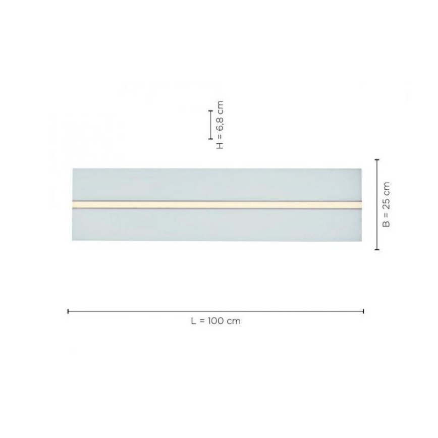 Leuchten Direkt 14854-16 - LED Himmennettävä kattovalo EDGING LED/30W/230V 2700-5000K + kauko-ohjain