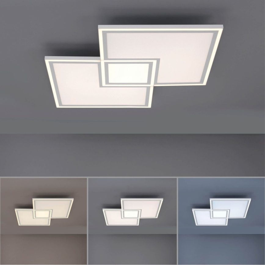 Leuchten Direkt 14855 - 16-LED Himmennettävä kattovalo EDGING LED/51W/230V 2700-5000K + kauko-ohjain