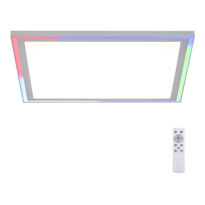 Leuchten Direkt 14900-16 - Himmennettävä LED-RGB-kattovalaisin EDGING LED/24W/230V + kauko-ohjaus