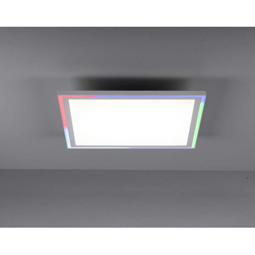 Leuchten Direkt 14900-16 - Himmennettävä LED-RGB-kattovalaisin EDGING LED/24W/230V + kauko-ohjaus