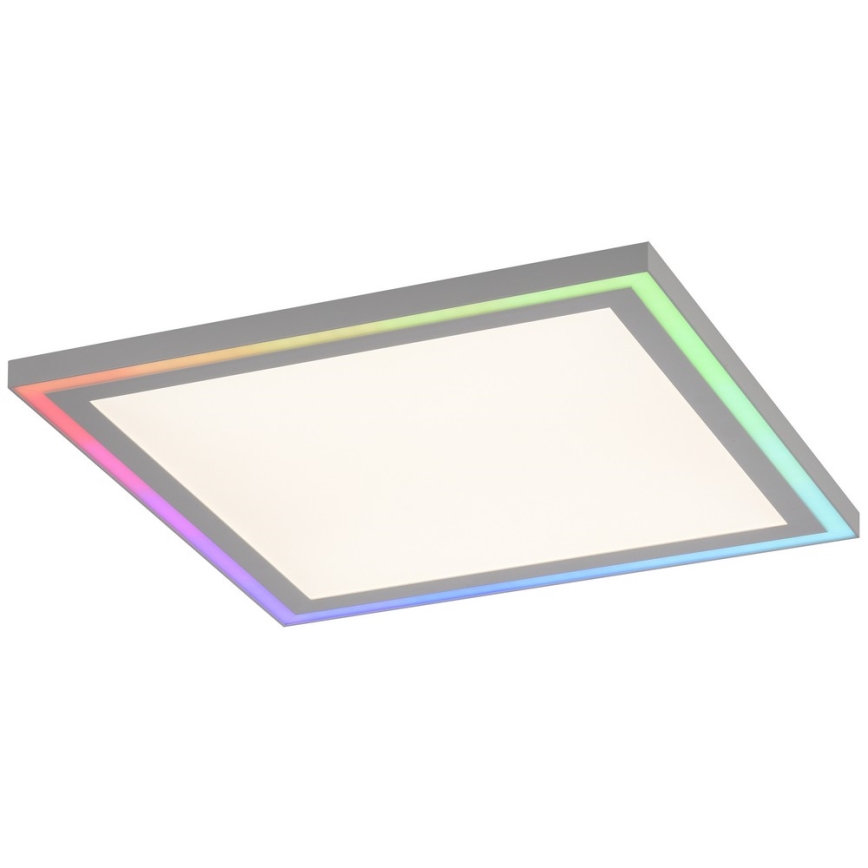 Leuchten Direkt 14900-16 - Himmennettävä LED-RGB-kattovalaisin EDGING LED/24W/230V + kauko-ohjaus