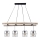 Leuchten Direkt 15036-18 - Kattokruunu johdossa EDGAR 4xE27/60W/230V eukalyptus