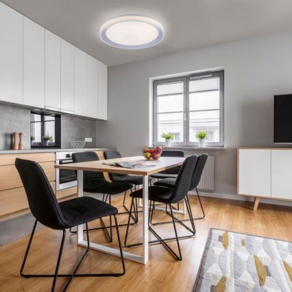 Leuchten Direkt 15110-21 - LED RGB Himmennettävä kattovalo LENI LOLASMART LED/40W/230V + kauko-ohjain