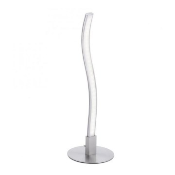 Leuchten Direkt 15128-55 - LED-pöytälamppu WAWE LED/3W/230V mattakromi