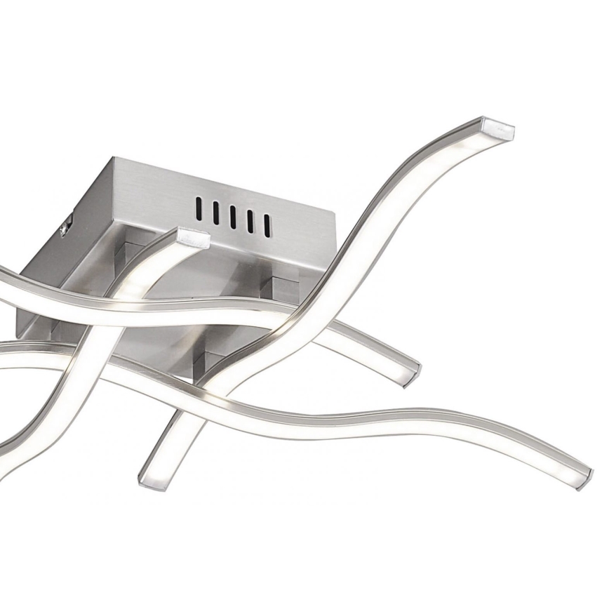 Leuchten Direkt 15131-55 - LED Pinta-asetettava kattokruunu WAWE 4xLED/4,6W/230V mattakromi