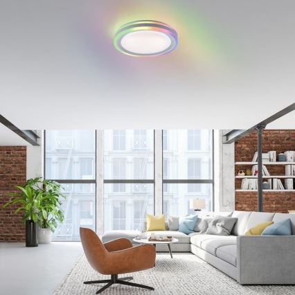 Leuchten Direkt 15152-16 - LED RGBW Himmennettävä valo SPHERIC LED/18W/230V+kaukosäädin