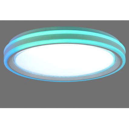 Leuchten Direkt 15154-16-LED RGB Himmennettävä kattovalo EDGING 39W/230V + kaukosäädin