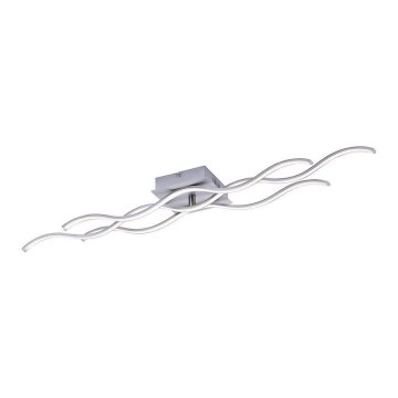 Leuchten Direkt 15166-55 - LED Pinta-asennettava kattokruunu WAWE LED/28W/230V mattakromi