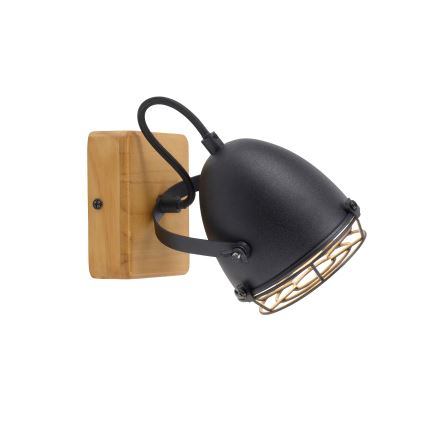 Leuchten Direkt 15171-18 - Seinävalaisin BEETLE 1xE14/10W/230V mänty