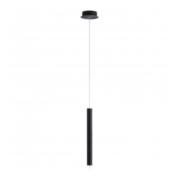 Leuchten Direkt 15202-18 - LED Kattokruunu johdossa BRUNO LED/4,8W/230V musta