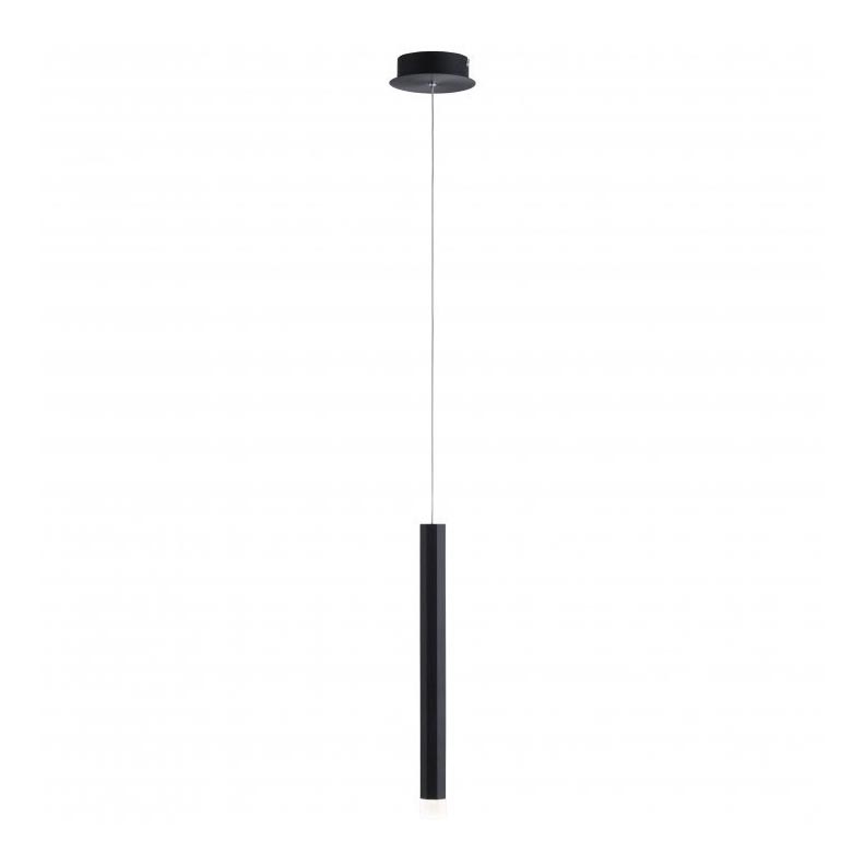 Leuchten Direkt 15202-18 - LED Kattokruunu johdossa BRUNO LED/4,8W/230V musta