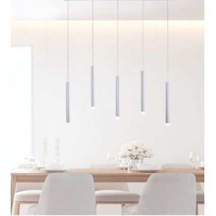 Leuchten Direkt 15205-95 - LED Kattokruunu johdossa BRUNO 5xLED/4,8W/230V