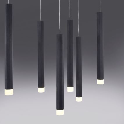 Leuchten Direkt 15206-18 - LED Kattokruunu johdossa 10xLED/4,8W/230V musta