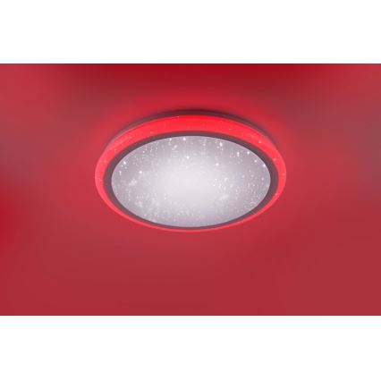 Leuchten Direkt 15220-16 - LED RGB Himmennettävä kattovalo LUISA LED/28W/230V + kauko-ohjain
