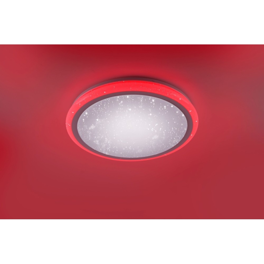Leuchten Direkt 15220-16 - LED RGB Himmennettävä kattovalo LUISA LED/28W/230V + kauko-ohjain