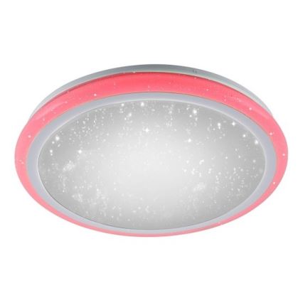 Leuchten Direkt 15220-16 - LED RGB Himmennettävä kattovalo LUISA LED/28W/230V + kauko-ohjain