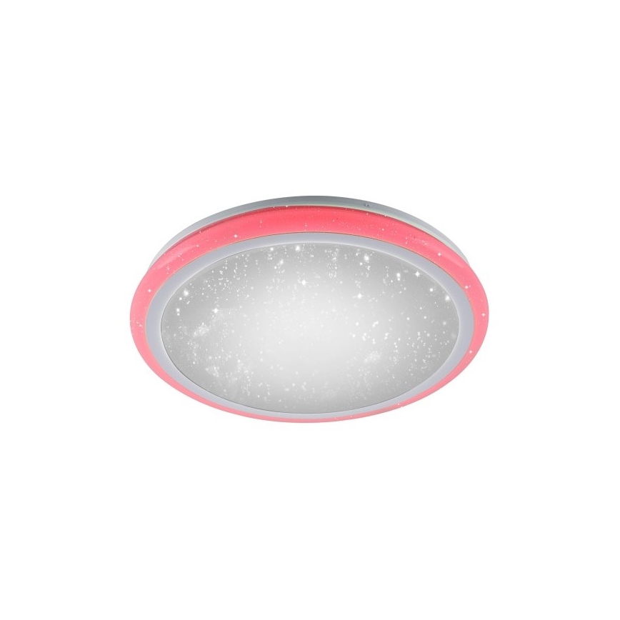 Leuchten Direkt 15220-16 - LED RGB Himmennettävä kattovalo LUISA LED/28W/230V + kauko-ohjain
