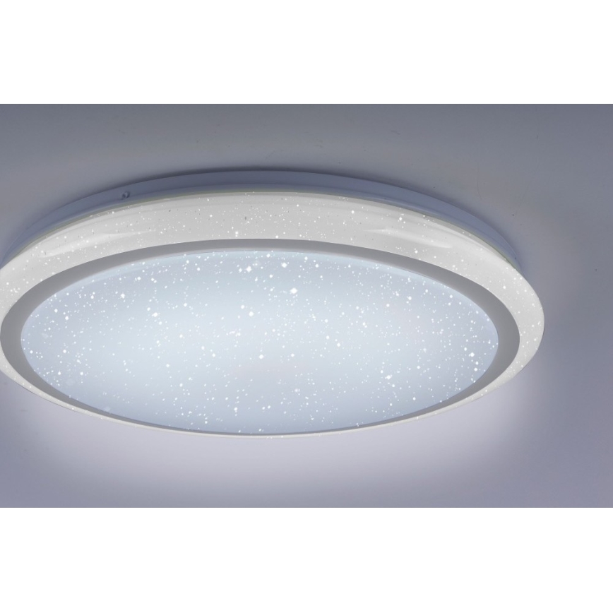 Leuchten Direkt 15220-16 - LED RGB Himmennettävä kattovalo LUISA LED/28W/230V + kauko-ohjain